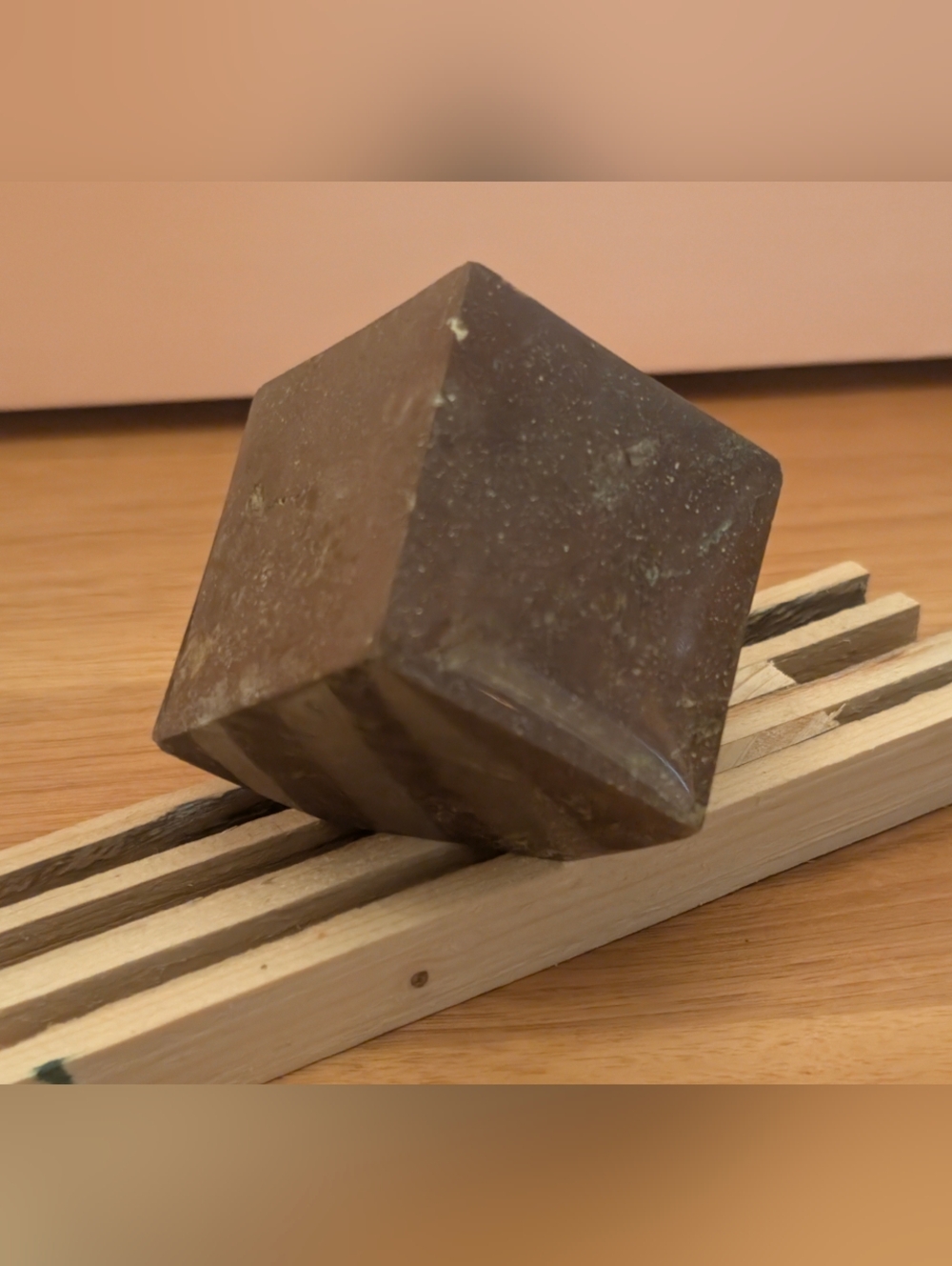 Hand-Carved Brown Jasper Pyramid 2" Natural Stone Crystal Grounding Energy